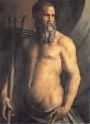Agnolo Bronzino Portrait des Andrea Doria als Neptun oil painting on canvas